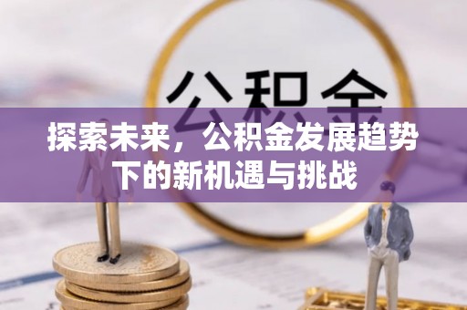 同心探索未来，公积金发展趋势下的新机遇与挑战